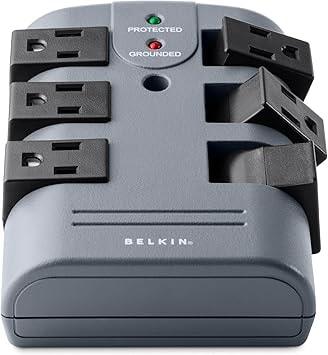 Belkin 6-Outlet Rotating Surge Protector Power Strip